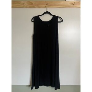 Ava & Viv Shift Dress Sleeveless Lightweight Casual Summer Black Women Size 1X
